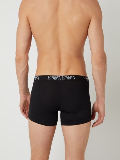 Emporio Armani Trunks mit Stretch-Anteil im 2er-Pack Black 3