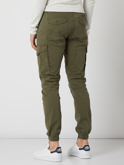 Jack & Jones Cargohose aus Baumwolle mit Teilungsnähten Oliv 5