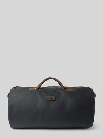 Barbour Weekender mit Label-Patch Modell 'HOLDALL' Marine 2