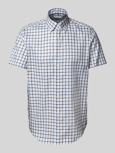 Christian Berg Men Regular Fit Business-Hemd mit Button-Down-Kragen Bleu 2