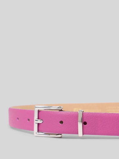 Weinmann Ledergürtel mit Dornschließe Modell 'Seta' Fuchsia 2