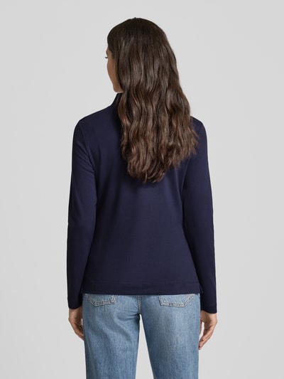 Christian Berg Woman Regular fit poloshirt met knoopsluiting Donkerblauw - 5