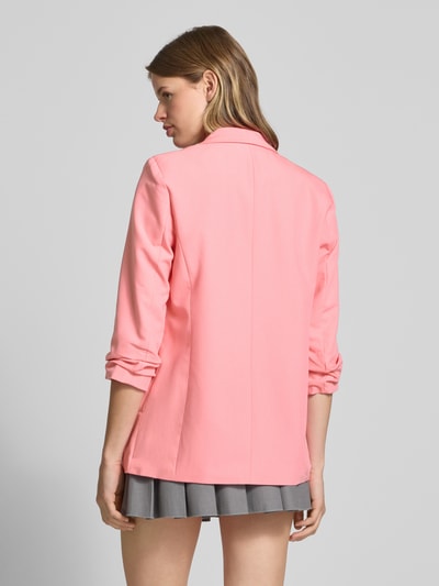 Pieces Regular Fit Longblazer mit Viskose-Anteil Modell 'BOSELLA' Pink 5