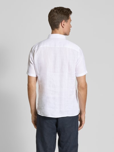 Casual Friday Koszula casualowa o kroju slim fit z kołnierzykiem typu button down model ‘Anton’ Biały 5