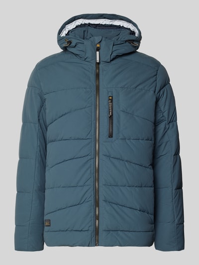 camel active Gewatteerd jack met capuchon Petrol - 2