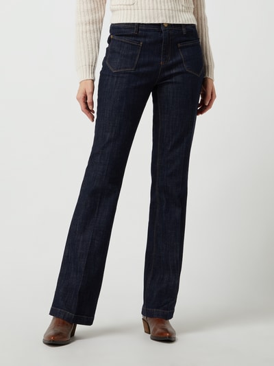 Rosner Bootcut jeans met stretch, model 'Antonia' Donkerblauw - 4