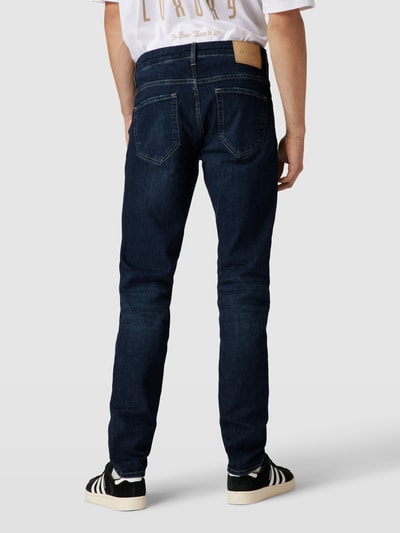 Only & Sons Slim fit jeans in 5-pocketmodel Donkerblauw - 5