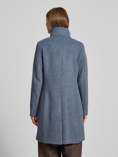 Christian Berg Woman Selection Regular Fit Mantel mit Woll-Anteil Dunkelblau Melange 5