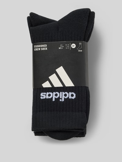 adidas Sportswear Socken mit Label-Print im 3er-Pack Black 3