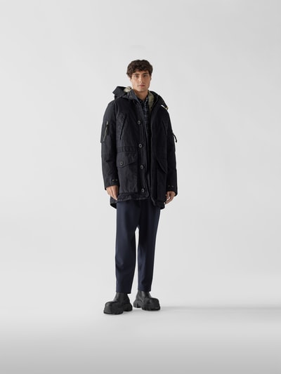 Parajumpers Daunenjacke mit Kapuze Schwarz 1