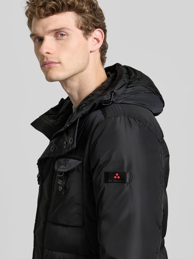 Peuterey Jacke mit verdecktem Reißverschluss Modell 'Aiptek' Black 3
