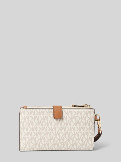 MICHAEL Michael Kors Portemonnaie mit Label-Applikation Modell 'JET SET' Ecru 2