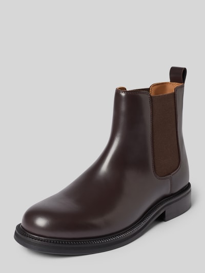 Selected Chelseas aus reinem Rindsleder Modell 'BOBBY' Dunkelbraun 1