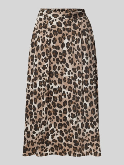 Smith and Soul Midi-rok met plooien Beige - 2