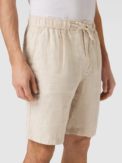 Knowledge Cotton Apparel Shorts mit Gesäßtaschen Stein 3