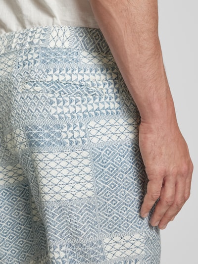 MCNEAL Bermudas mit elastischem Bund Hellblau 3