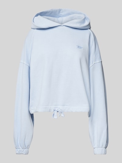 Tommy Jeans Oversized Hoodie aus reiner Baumwolle Hellblau 1