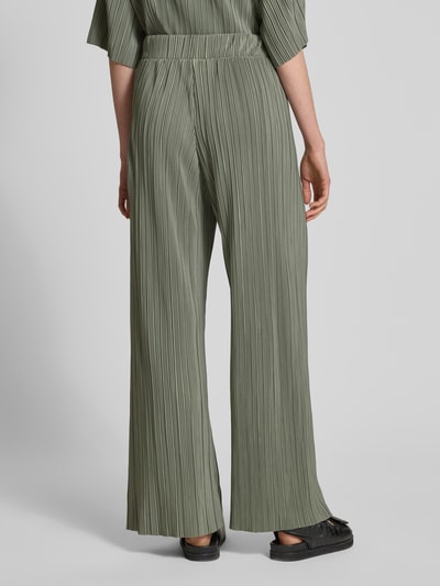 Only Regular Fit Weite Hose in Plissee-Optik Modell 'RAVENNA' Schilf 5