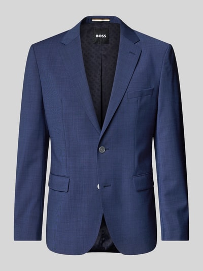 BOSS Slim Fit 2-Knopf-Sakko mit Pattentaschen Modell 'Jasper' Marine 2