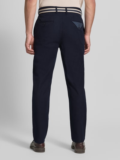 Scotch & Soda Chino mit Gürtel und Eingrifftaschen Modell 'WARREN' Marine 5