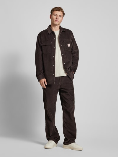 Levi's® Jack met borstzakken Donkerbruin - 1