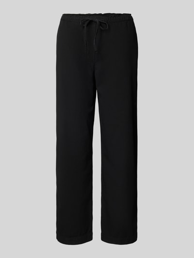 Marc O'Polo Relaxed Fit Leinenhose mit Tunnelzug BLACK 1