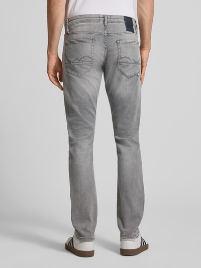 JACK & JONES Slim Fit Jeans im Used-Look Modell 'GLENN' Jeansblau 5