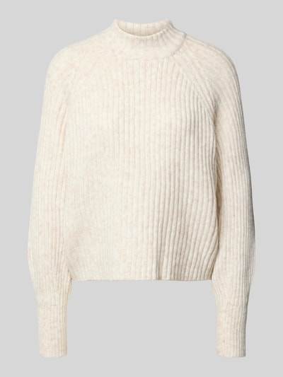 ONLY Pullover mit Raglanärmeln Ecru Melange 1