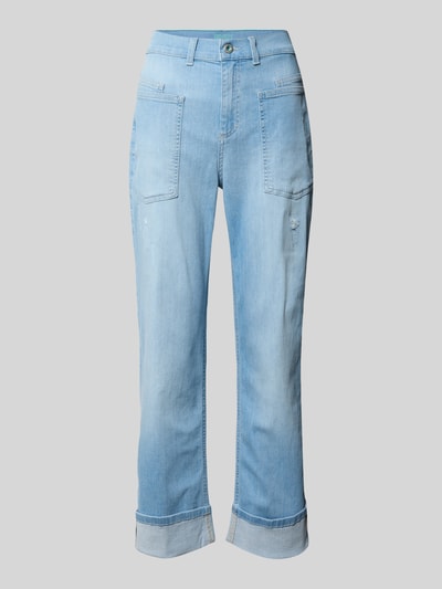 Angels Jeans in verkorte pasvorm, model ''LIBERTA' Bleu - 2