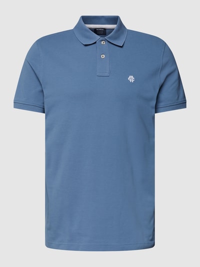 MCNEAL Poloshirt mit Logo-Stitching Rauchblau 2