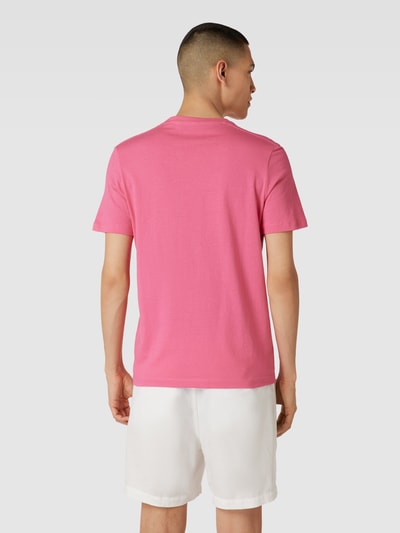 s.Oliver RED LABEL T-Shirt mit Label-Print Modell 'Logo' Pink 5