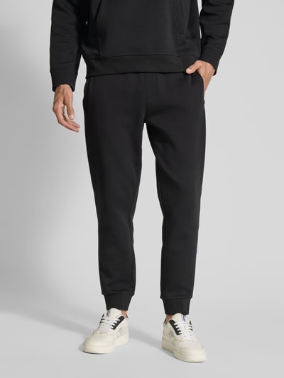 ARMANI EXCHANGE Spodnie dresowe z elastycznym ściągaczem Czarny 4