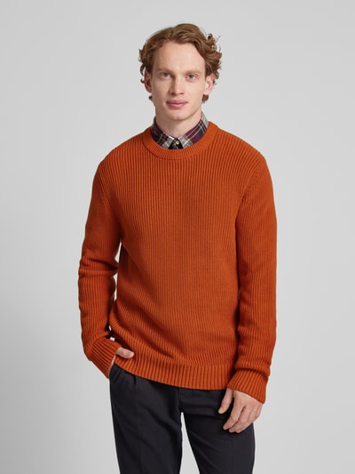 MCNEAL Gebreide pullover met ronde hals Koper - 4