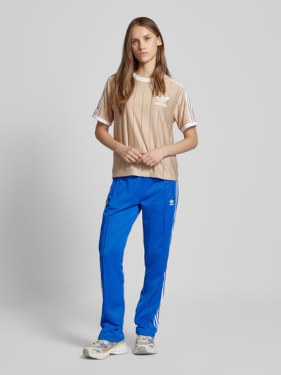 adidas Originals Straight leg sweatpants met vaste persplooien Bleu gemêleerd - 1