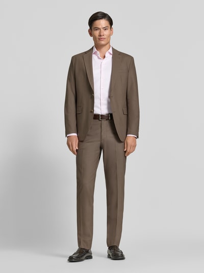 Jake*s Koszula biznesowa o kroju slim fit z czystej bawełny Jasnoróżowy 1