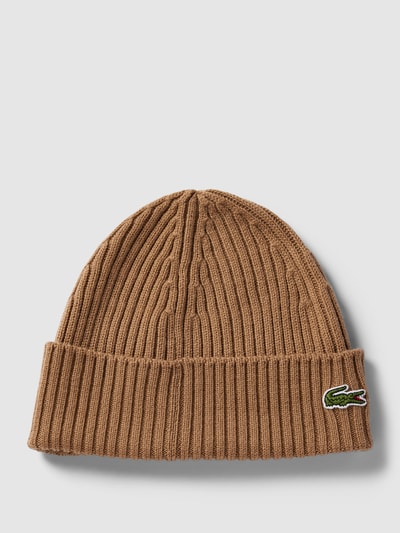 Lacoste Beanie mit Logo-Stitching Camel 1