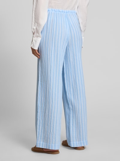 Vero Moda Regular fit stoffen broek van puur katoen, model 'NANNA' Lichtblauw - 5