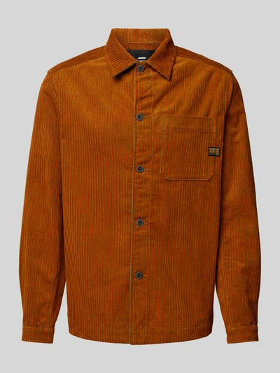 G-Star Raw Relaxed fit vrijetijdsoverhemd met kentkraag Donkeroranje - 2