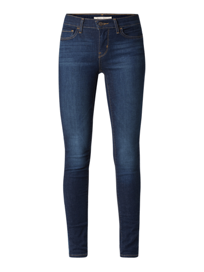 Levi's® Jeansy o kroju super skinny fit z dodatkiem streczu model ‘710’ Jeansowy niebieski 2