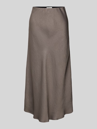 Drykorn Midirok van satijn met elastische band, model 'URA' Leem - 2