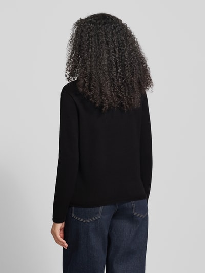 Marc O'Polo Regular Fit Strickpullover aus reiner Baumwolle Black 5