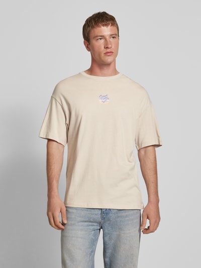Jack & Jones T-Shirt mit Label-Print Offwhite 4
