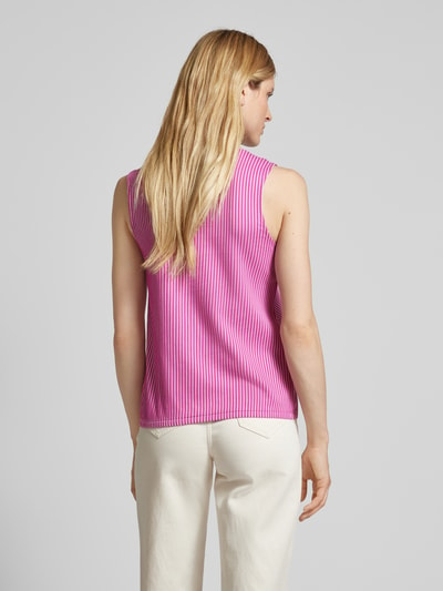 Tom Tailor Top mit V-Ausschnitt Pink 5