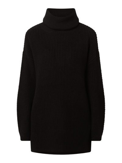 Vero Moda Rollkragenpullover mit Rippenstruktur Modell 'Sayla' Black 2