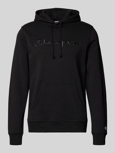 CHAMPION Hoodie met labelstitching Zwart - 2
