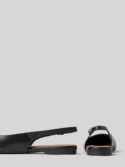 Produktfoto, Slingbacks aus echtem Leder Modell 'HERMINE' von Vagabond, Optik: Unifarben, Schuhspitze spitz, Blockabsatz, Dornschließe, leicht strukturierte Sohle