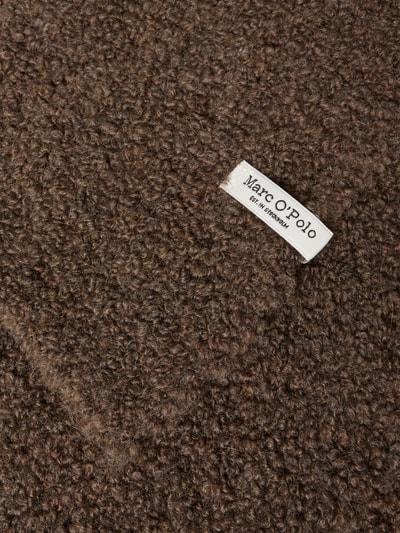 Marc O'Polo Schal aus Woll-Alpaka-Mix Dunkelbraun 2