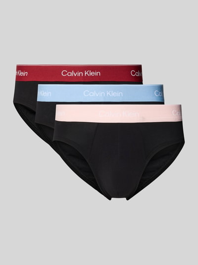 Calvin Klein Underwear Slip mit elastischem Bund im 3er-Pack Black 1