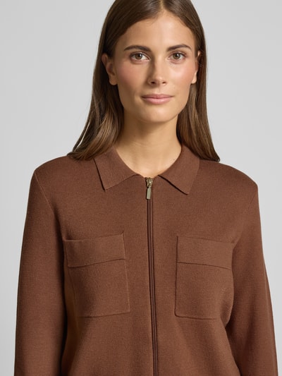 Christian Berg Woman Kurtka z dzianiny z wykładanym kołnierzem Koniakowy 3