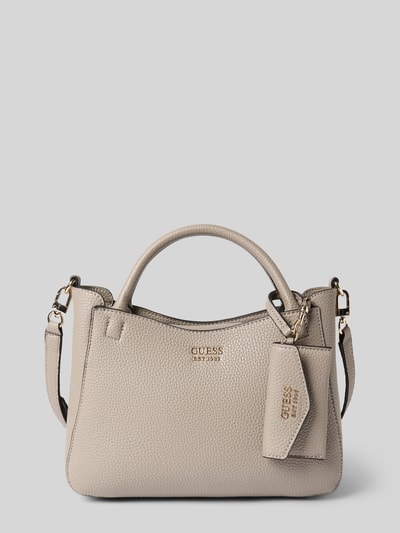 Guess Handtasche mit Label-Details Modell 'BRENTON' Taupe 2